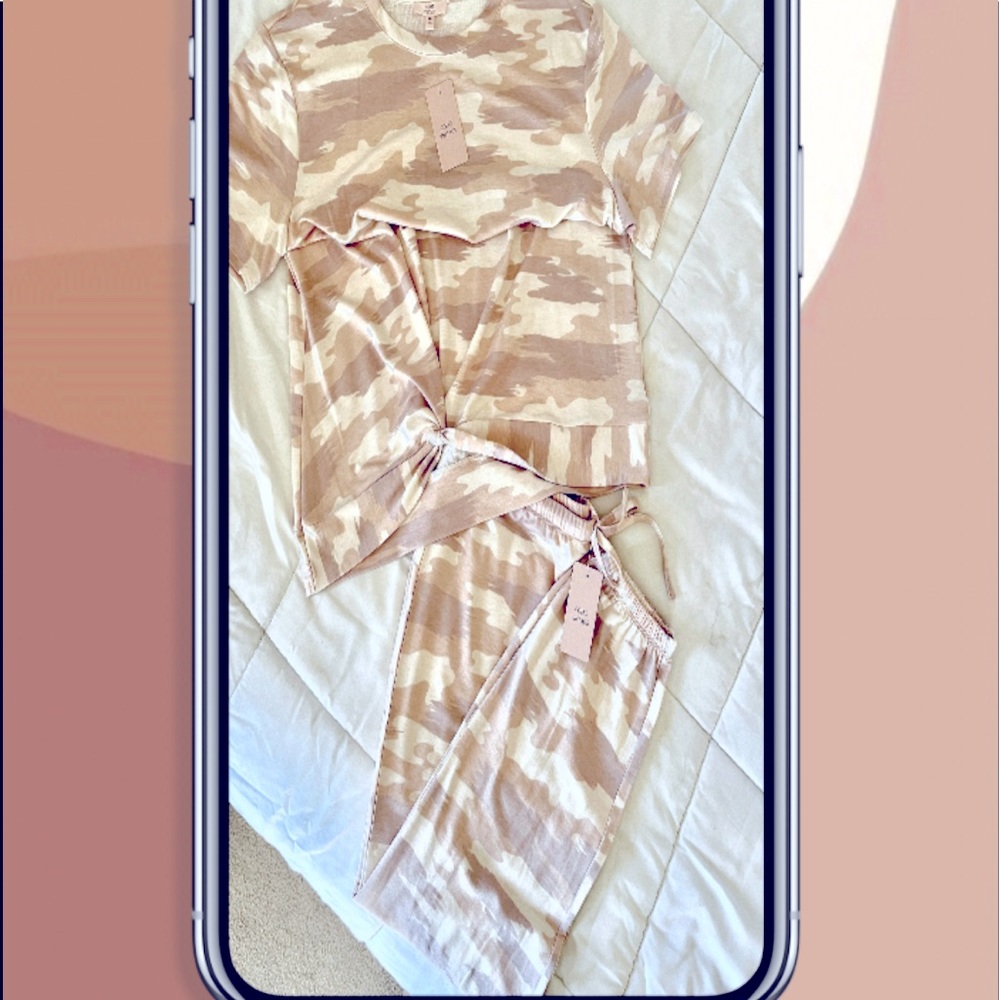 Dusty Pink Camo Set